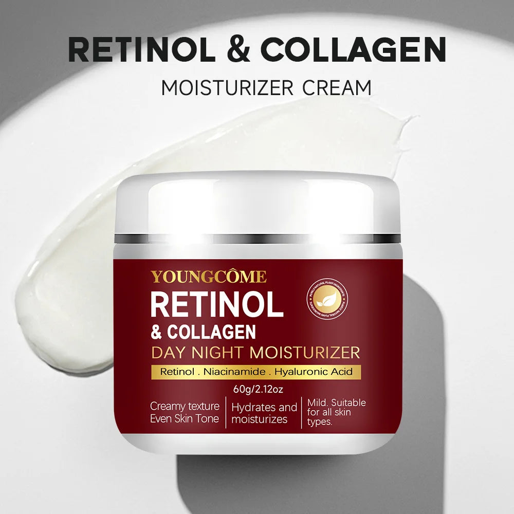 Retinol Face Skin Care Retinol Collagen Cream Anti-aging Wrinkle Deep Hydration Moisturizing Skin Health Whitening Exfoliation