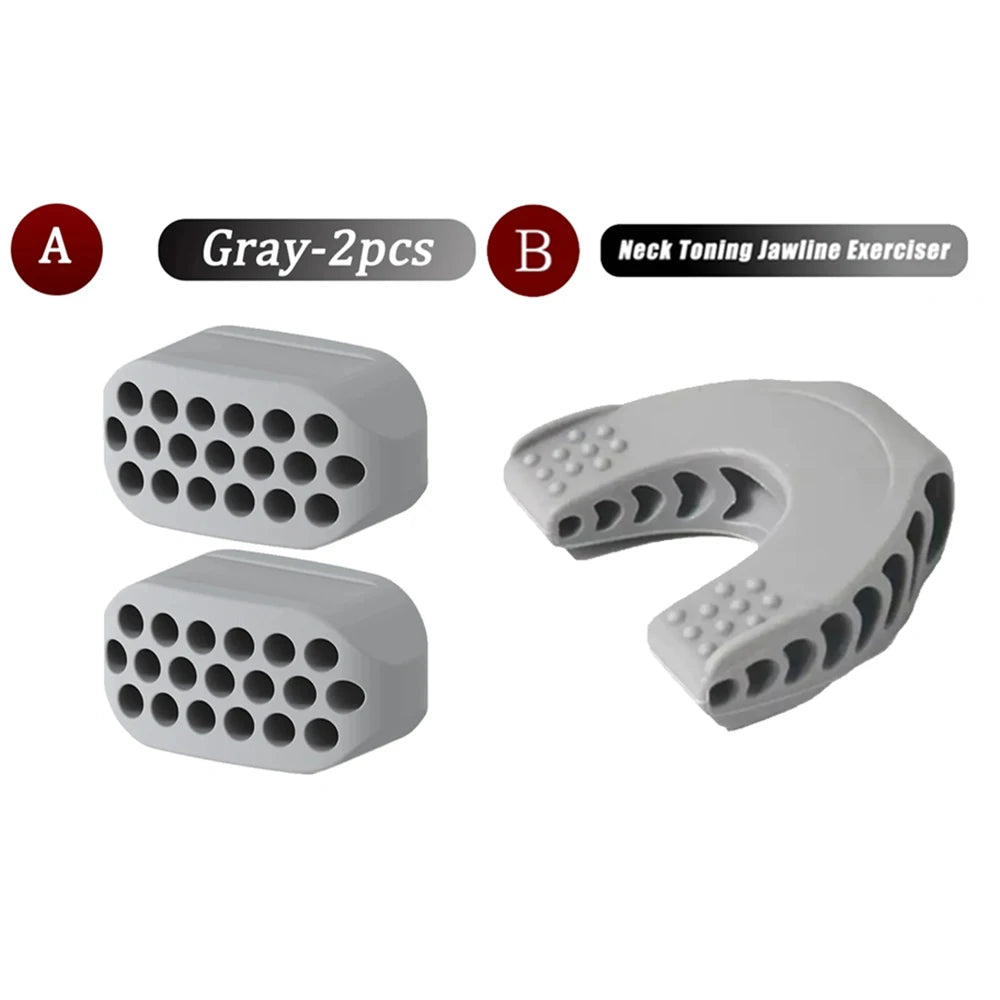 Jaw Exerciser Neck Toning Jawline Exercise Face Muscle Trainer V Shape Faceshape Fitness Resistance Levels Double Chin Reducer