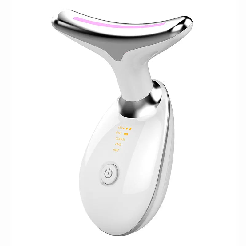 7 Colors Anti Wrinkle Facial Massager Neck Face Beauty Device Skin Tighten Lift Device