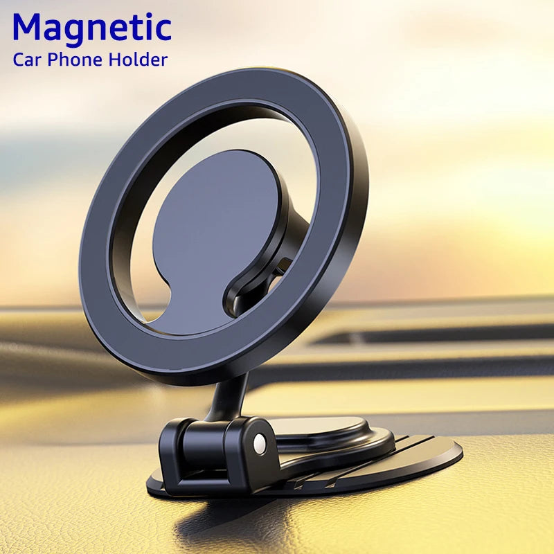 Universal Metal Magnetic Car Phone Holder
Secure your phone with this strong, foldable magnetic car holder. Durable metal design, easy dashboard installation, and fully compatible with MagSafe iPhone 15, 14, and 13 series for
