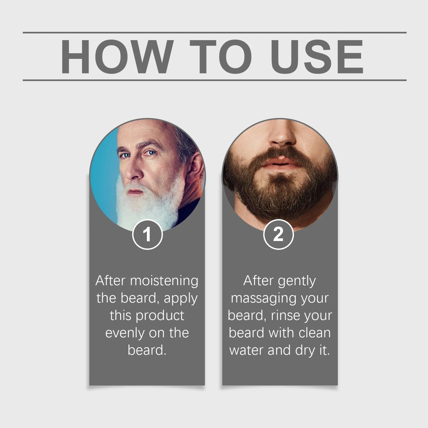 Men's Beard Shampoo-Gentle Cleansing with Eucalyptus,Argan&Jojoba Oils to Moisturize, Soften&Prevent Breakage-For All Skin Types
