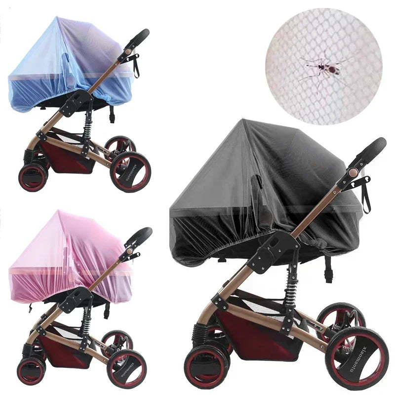 New Mosquito Net For Baby Stroller Summer Pram Insect Shield Net Infants Pushchair Cart Safe Protection Mesh Pram Accessories