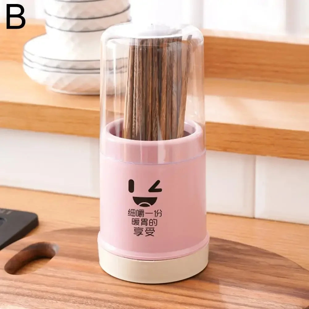 New Cute Kitchen Spoon Chopstick Storage Drying Drain Drainer Holder Shelf Accessories Box Home Rack Cutlery Basket Organiz H0Y1