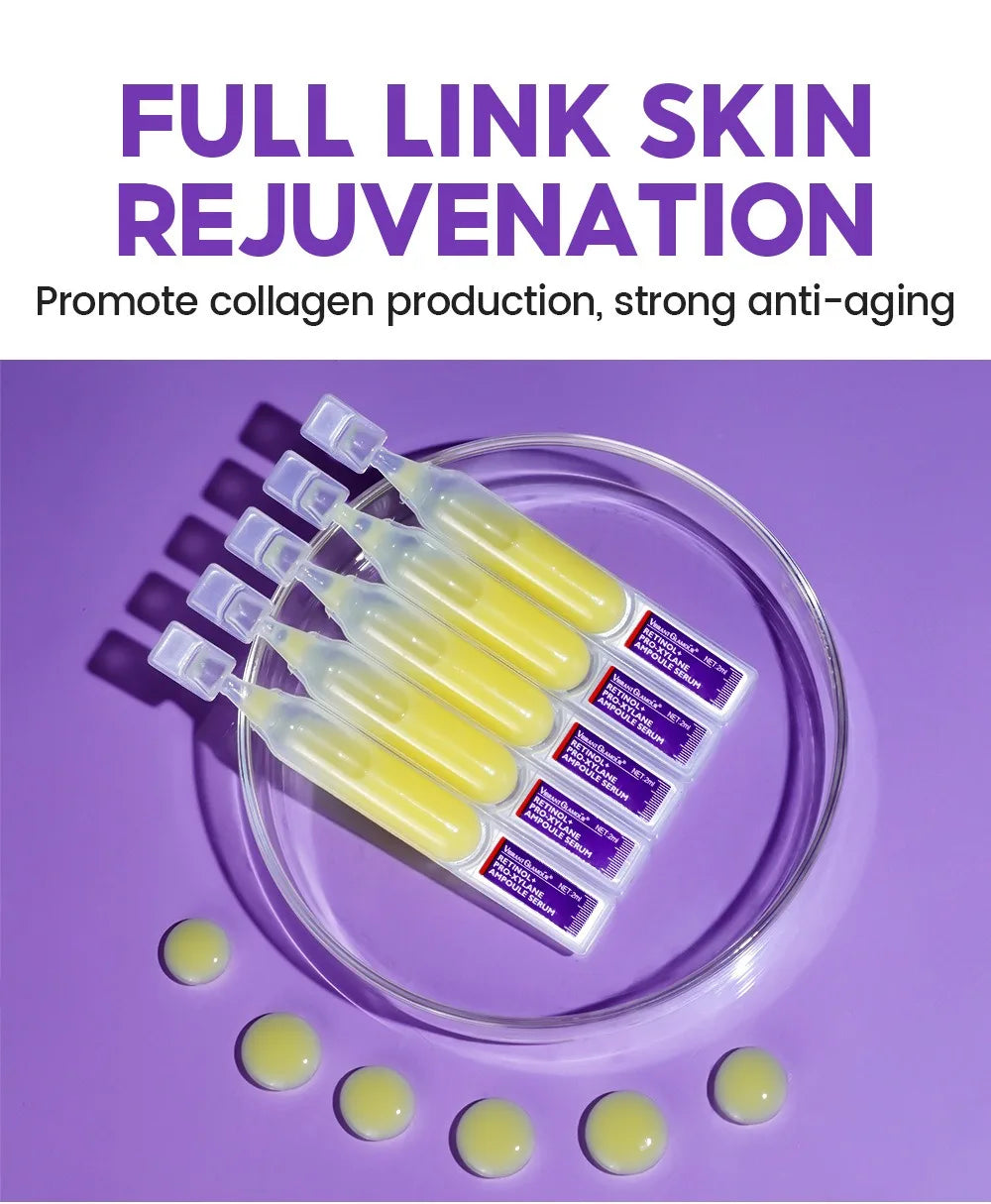 Retinol + Pro-xylane Ampoule serum  Repairs Strengthens The Skin And Diminishes Fine Lines Face Beauty Skin Care 15pcs
