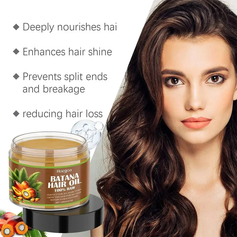 Anti-loss Hair Oil Organic Batana Oil Natural Treatment For Scaple,strengthen Hair Roots Fluffy Moisturizing For Hair Care Serum