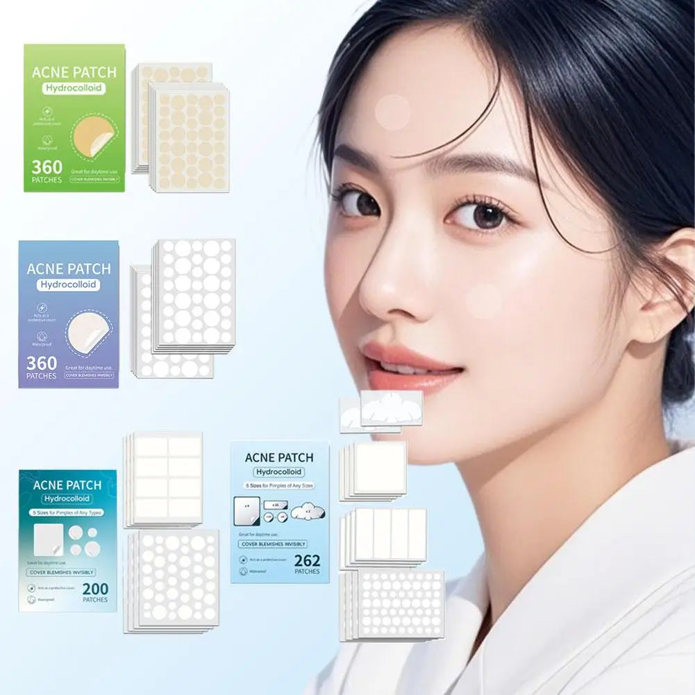 2 Sizes Invisible Professional Healing Absorbing Spot Sticker Covering for Men Women 1set Face Skin Care Acne Pimple Patch