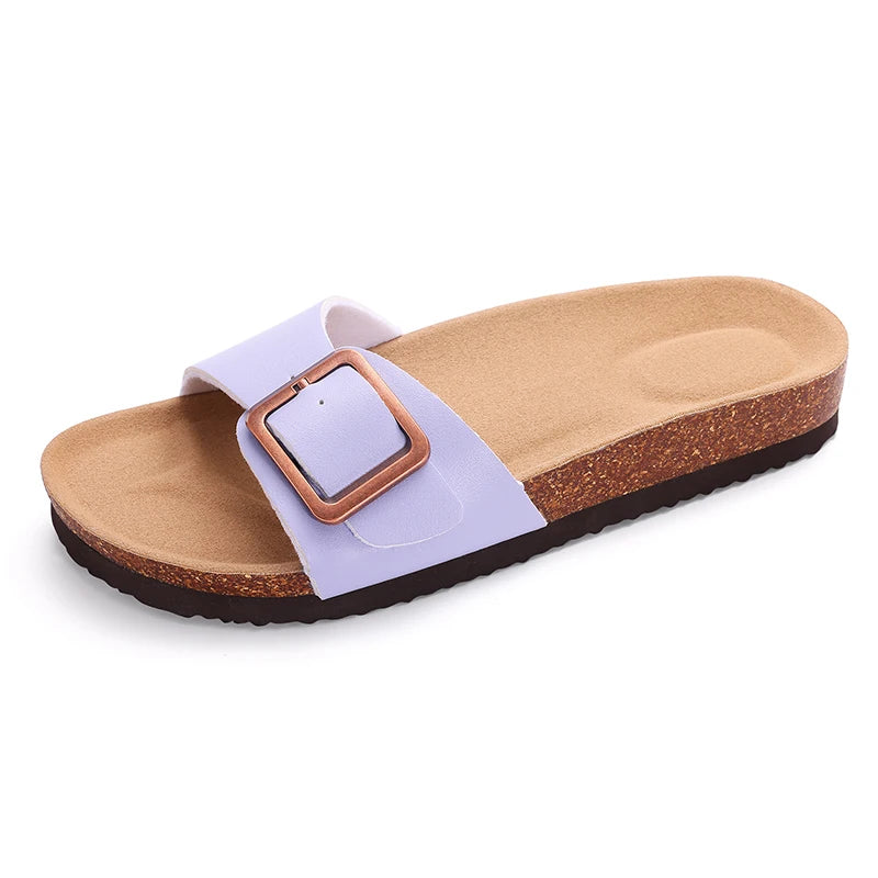 Litfun Fashion Clogs Sandals For Women 2025 New Cork Clogs Mules With Arch Support Outdoor Anti-slip Beach Orthopedic Slippers