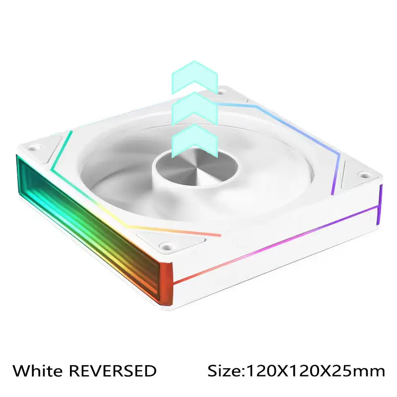 UPSIREN UF-3 Prism 7PRO Computer Case Cooling Fan,Double-sided full lens,12CM ARGB motherboard synchronization，CD pattern axis