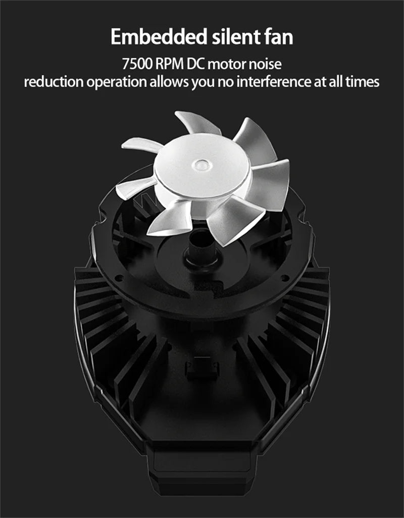 DL05 Mobile Phone Cooler Ice Cooling Fan Radiator For PUBG Phone Cooler System Cool Heat Sink For Cellphones Tablets